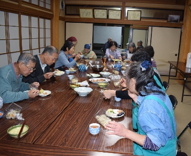 会食の様子 会食の様子